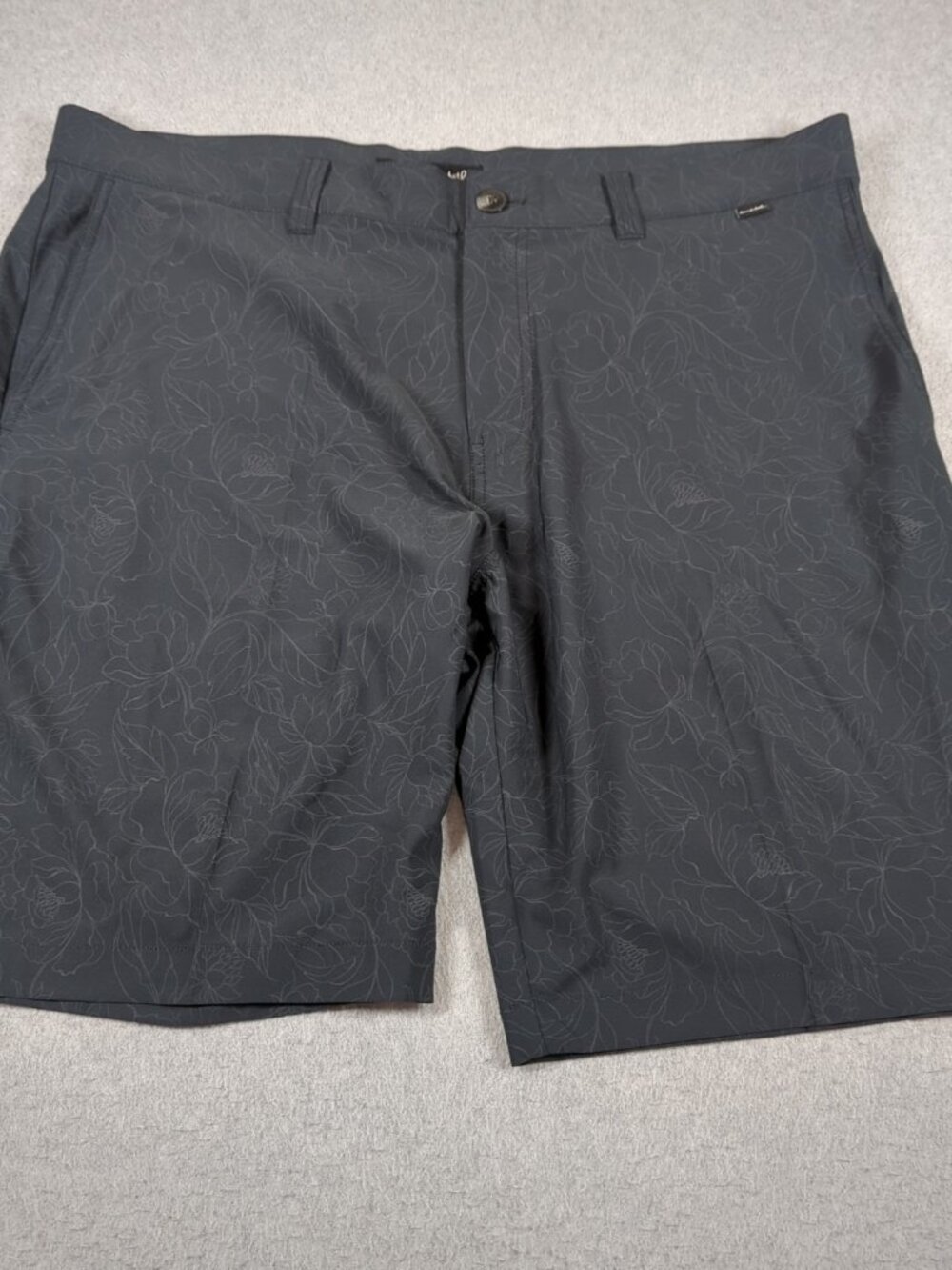 Travis Mathew Shorts Men's 38 (Actual 40) Black Performance Stretch Golf